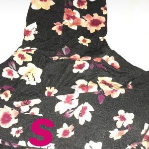 Floral turtleneck